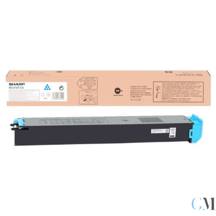 Original Sharp MX-51GTCA Toner cyan, 18.000 Seiten