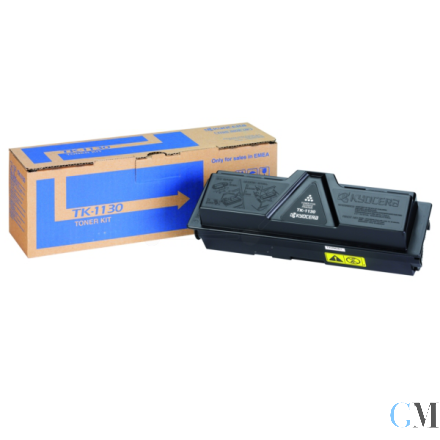 Original Kyocera 1T02MJ0NL0/TK-1130 Toner schwarz, 3.000 Seiten ISO/IEC 19798