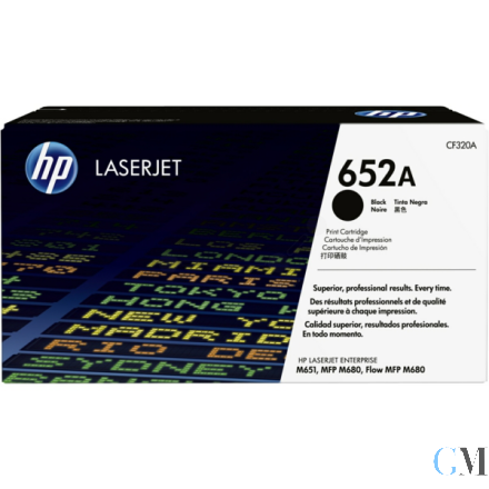 Original HP CF320A/652A Tonerkartusche schwarz, 11.500 Seiten ISO/IEC 19798