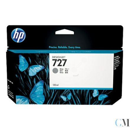 Original HP B3P24A/727 Tintenpatrone grau 130ml