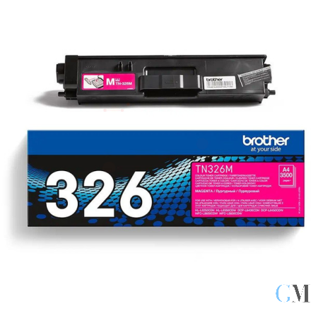 Original Brother TN-326M Toner-Kit magenta High-Capacity, 3.500 Seiten ISO/IEC 19798