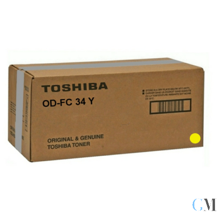Original Toshiba 6A000001579/OD-FC34Y Drum Unit gelb, 30.000 Seiten