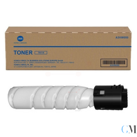 Original Konica Minolta A3VW050/TN-118 Toner-Kit schwarz, 2x12.000 Seiten/5% VE=2