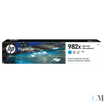 Original HP T0B27A/982X Tintenpatrone cyan, 16.000 Seiten ISO/IEC 24711 116ml