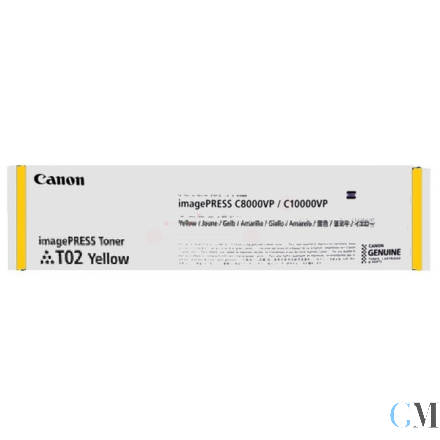 Original Canon 8532B001/T02 Toner gelb, 43.000 Seiten/5%