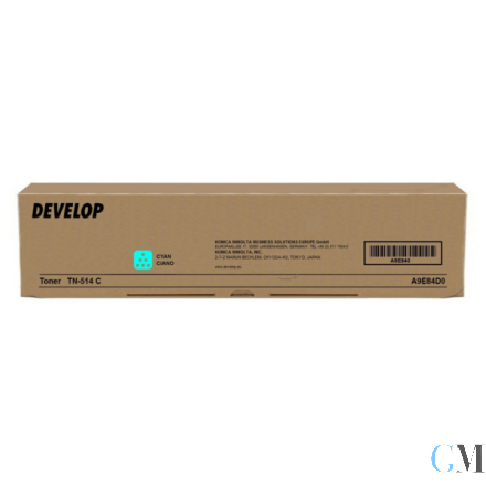 Original Develop A9E84D0/TN-514C Toner cyan, 26.000 Seiten/5%