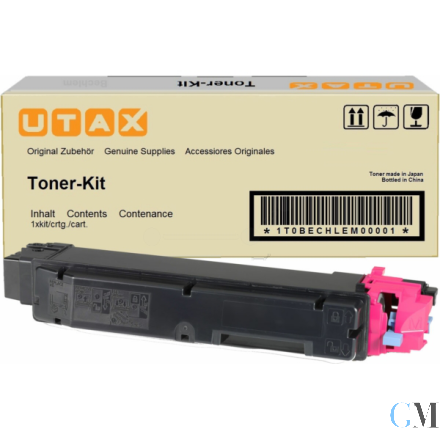 Original Utax 1T02NRBUT0/PK-5011M Toner-Kit magenta, 5.000 Seiten ISO/IEC 19798