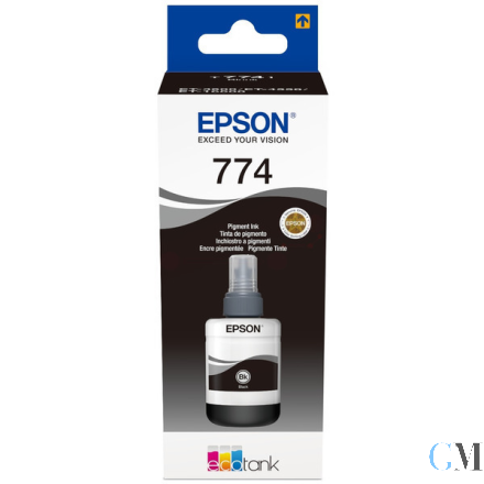 Original Epson C13T774140/T7741 Tintenflasche schwarz, 6.000 Seiten 140ml
