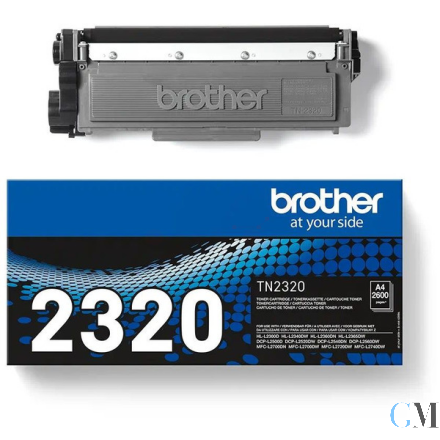 Original Brother TN-2320 Toner-Kit High-Capacity, 2.600 Seiten ISO/IEC 19752