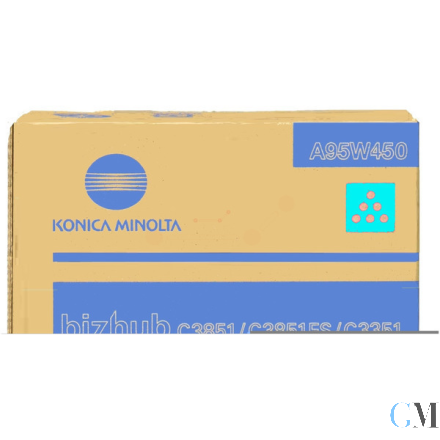 Original Konica Minolta A95W450/TNP-49C Toner cyan, 12.000 Seiten