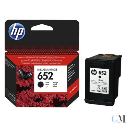 Original HP F6V25AE/652 Druckkopfpatrone schwarz, 360 Seiten