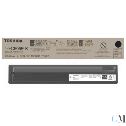 Original Toshiba 6AJ00000139/T-FC505E-K Toner-Kit schwarz, 38.400 Seiten