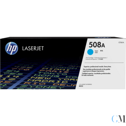 Original HP CF361A/508A Tonerkartusche cyan, 5.000 Seiten ISO/IEC 19798