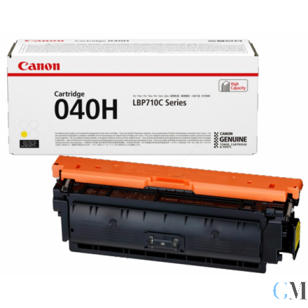 Original Canon 0455C001/040H Tonerkartusche gelb High-Capacity, 10.000 Seiten ISO/IEC 19798