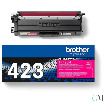 Original Brother TN-423M Toner-Kit magenta High-Capacity, 4.000 Seiten ISO/IEC 19752