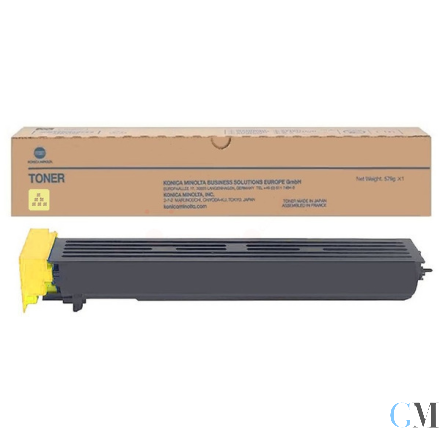 Original Konica Minolta A9K8250/TN-713Y Toner-Kit gelb, 33.200 Seiten