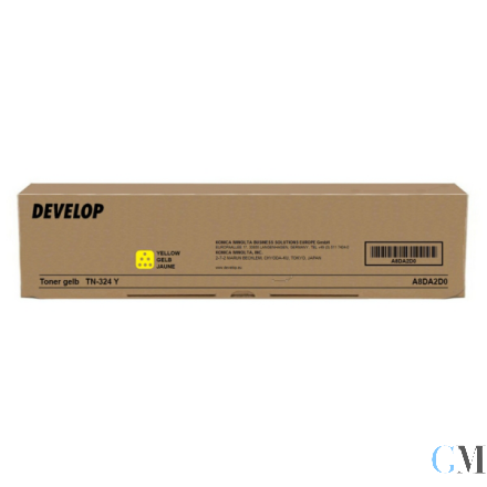 Original Develop A8DA2D0/TN-324Y Toner gelb, 26.000 Seiten