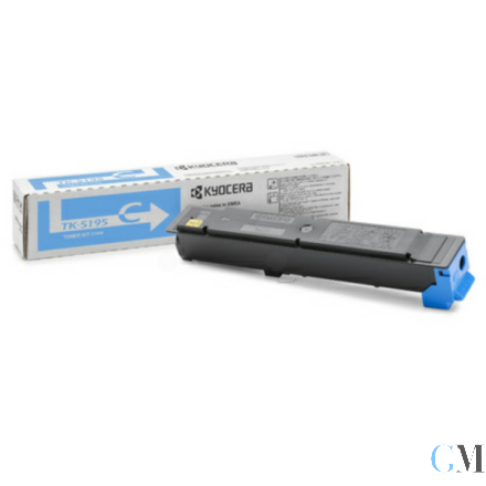 Original Kyocera 1T02R4CNL0/TK-5195C Toner-Kit cyan, 7.000 Seiten ISO/IEC 19798