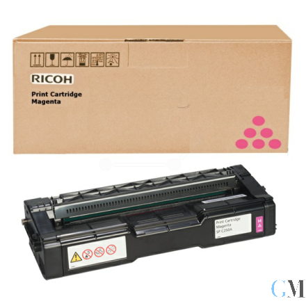 Original Ricoh 407718 Toner magenta High-Capacity, 6.000 Seiten ISO/IEC 19798