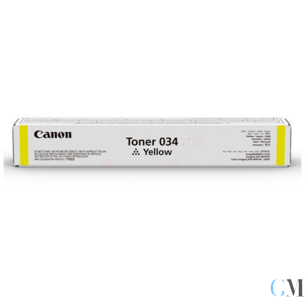 Original Canon 9451B001/034 Toner gelb, 7.300 Seiten ISO/IEC 19798