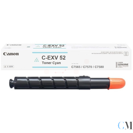 Original Canon 0999C002/C-EXV52 Toner cyan, 66.500 Seiten