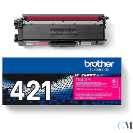 Original Brother TN-421M Toner-Kit magenta, 1.800 Seiten ISO/IEC 19752