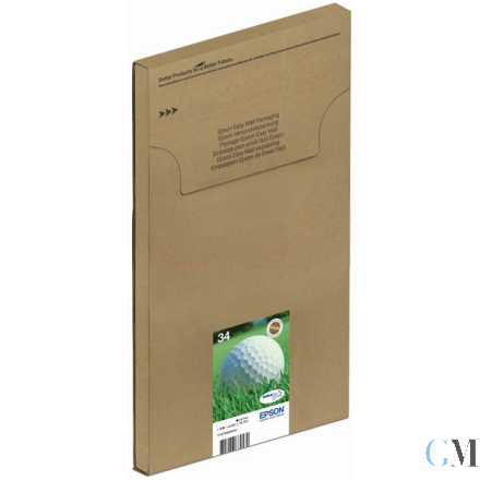 Original Epson C13T34664510/34 Tintenpatrone MultiPack Bk,C,M,Y EasyMail 6,1ml + 3x4,2ml VE=4