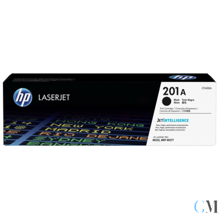 Original HP CF400A/201A Tonerkartusche schwarz, 1.420 Seiten ISO/IEC 19752