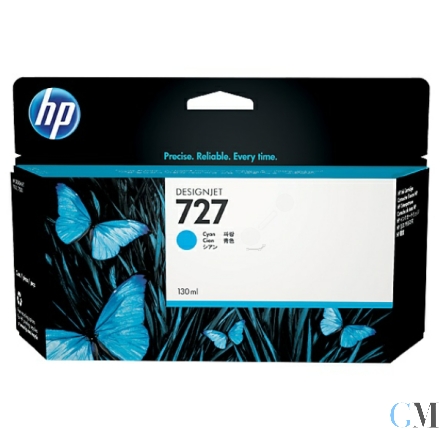 Original HP F9J76A/727 Tintenpatrone cyan 300ml