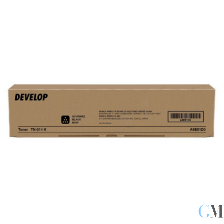 Original Develop A9E81D0/TN-514K Toner schwarz, 28.000 Seiten/5%
