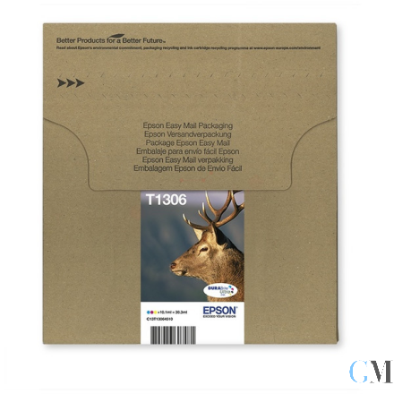 Original Epson C13T13064510/T1306 Tintenpatrone MultiPack C,M,Y XL EasyMail 3x10.1ml VE=3