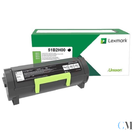 Original Lexmark 51B2H00 Toner-Kit High-Capacity return program, 8.500 Seiten ISO/IEC 19752
