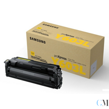 Original HP SU557A/CLT-Y603L Tonerkartusche gelb, 10.000 Seiten ISO/IEC 19798