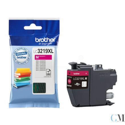 Original Brother LC-3219XLM Tintenpatrone magenta, 1.500 Seiten ISO/IEC 24711