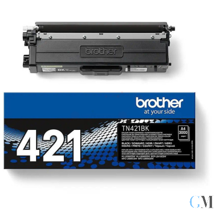 Original Brother TN-421BK Toner-Kit schwarz, 3.000 Seiten ISO/IEC 19752