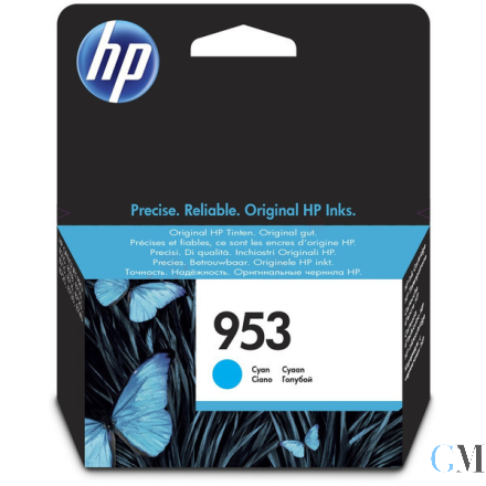 Original HP F6U12AE/953 Tintenpatrone cyan, 630 Seiten 9ml