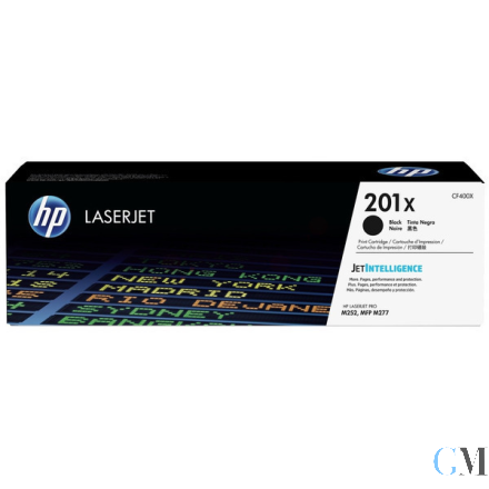 Original HP CF400X/201X Tonerkartusche schwarz High-Capacity, 2.800 Seiten ISO/IEC 19752