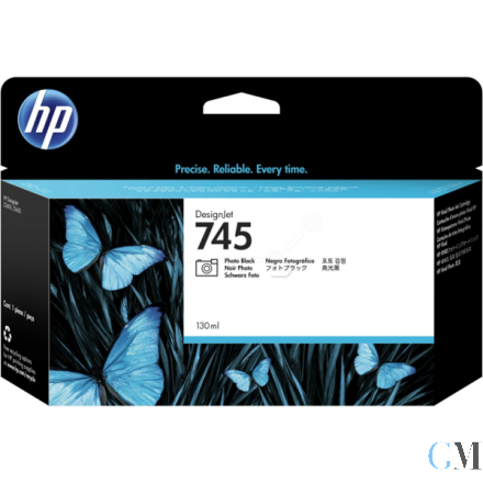 Original HP F9J98A/745 Tintenpatrone schwarz hell 130ml