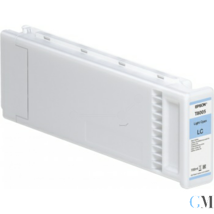 Original Epson C13T800500/T8005 Tintenpatrone cyan hell 700ml