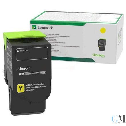 Original Lexmark 78C2UY0 Toner-Kit gelb ultra High-Capacity return program, 7.000 Seiten