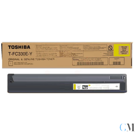 Original Toshiba 6AJ00000262/T-FC200EY Toner-Kit gelb, 33.600 Seiten