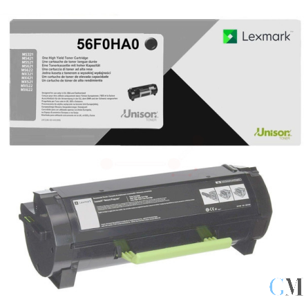 Original Lexmark 56F0HA0 Toner-Kit High-Yield, 15.000 Seiten