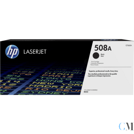 Original HP CF360A/508A Tonerkartusche schwarz, 6.000 Seiten ISO/IEC 19798