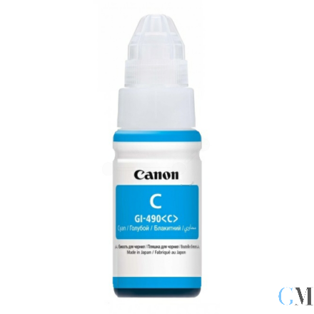 Original Canon 0664C001/GI-490C Tintenflasche cyan, 7.000 Seiten 70ml