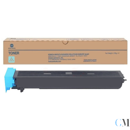 Original Konica Minolta A9K8450/TN-713C Toner-Kit cyan, 33.200 Seiten