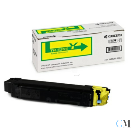 Original Kyocera 1T02VMANL0/TK-5305Y Toner-Kit gelb, 6.000 Seiten ISO/IEC 19798
