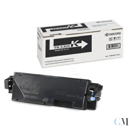 Original Kyocera 1T02VM0NL0/TK-5305K Toner-Kit schwarz, 12.000 Seiten ISO/IEC 19798