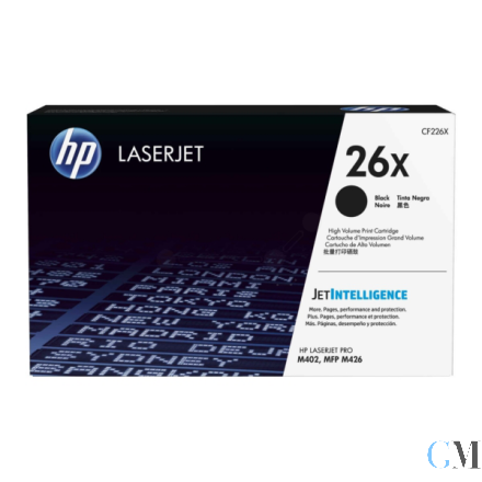 Original HP CF226X/26X Tonerkartusche High-Capacity, 9.000 Seiten ISO/IEC 19752
