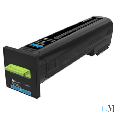 Original Lexmark 82K2XCE Toner-Kit cyan extra High-Capacity Projekt, 22.000 Seiten