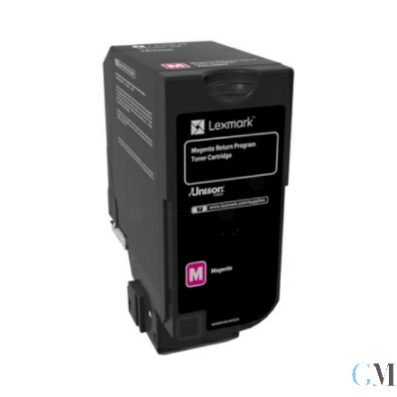 Original Lexmark 84C2HME Toner-Kit magenta return program Projekt, 16.000 Seiten ISO/IEC 19798